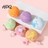 Bath Ball with Surprise Toy Salt Inside Fruity Floral Plants Extract Handmade Natural Sea Bubble Women Men SPA Gift Scented