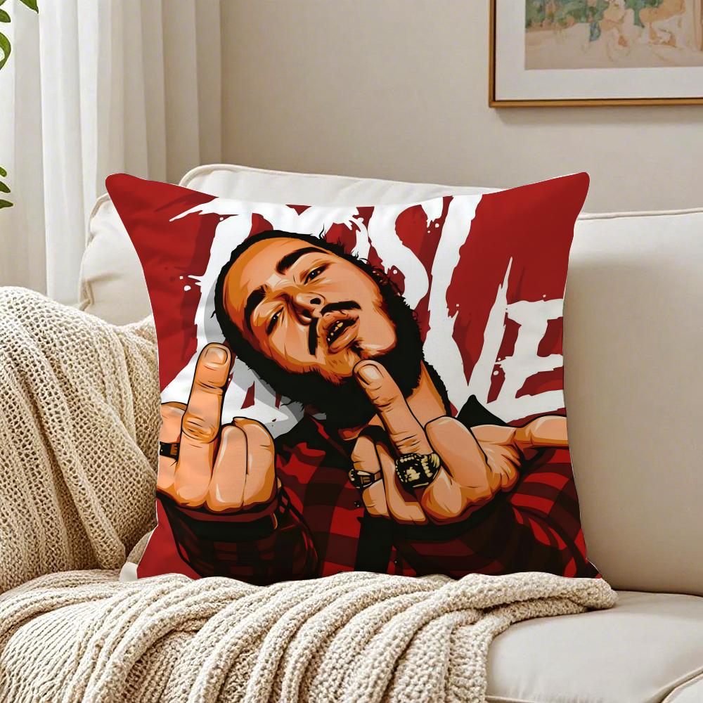 Singer PPost MMalone Cushion Cover Pillowcase Antidustmite living Room Sofa Decor Cushion Room