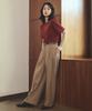 Deoesji Fw Wool Blend Double-Pleat Pants