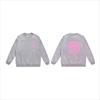 Unisex lässiger übergroßer Rundhals-Pullover mit Schriftzug-Print leichter Baumwoll-Hoodie