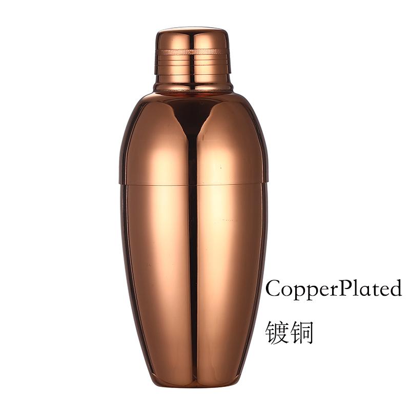 500ml 3Pieces Vintage Cocktail Shaker Bar Shaker Cobbler Shaker Bar Tools