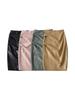 Elegant High-Waisted Pleated PU Leather Midi Skirt for Women - Retro Style, Slimming, Hip-Hugging Fit