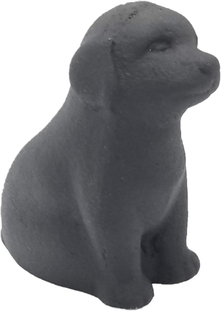 Iwachu Small Dimensions 3 x 5 x Design Nambu Paperweight, Dog, Black. (cm) (H) 5. 30218. accessory, ironware. чёрный