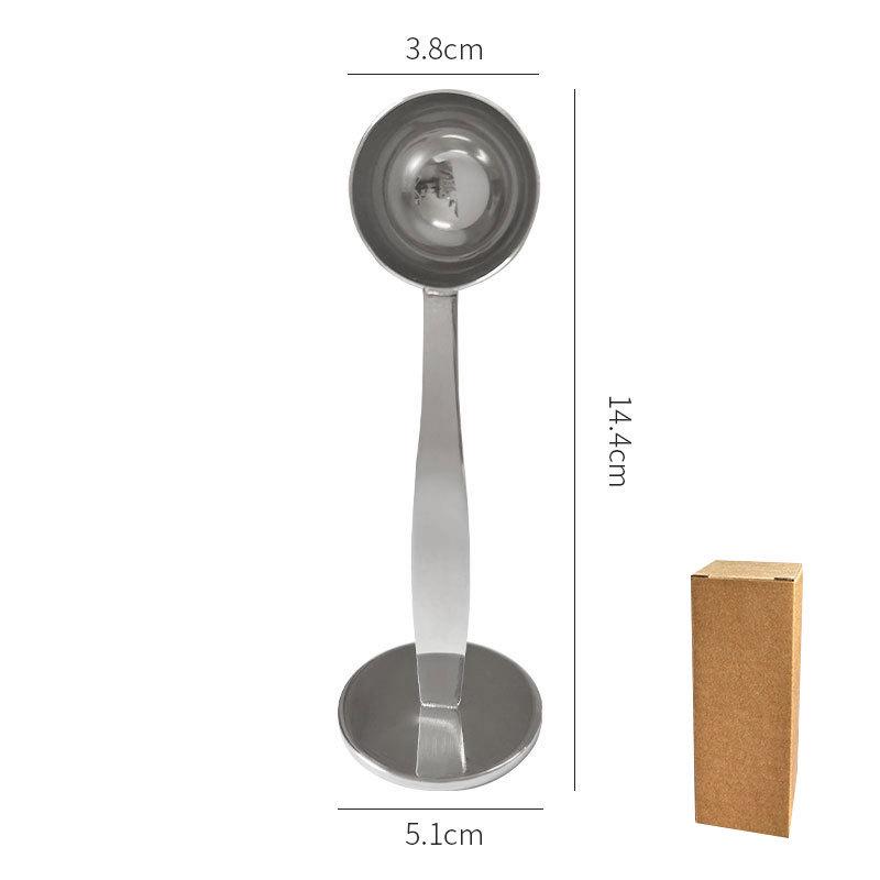 Łyżeczka do kawy ze stali nierdzewnej z miarką, pojemność 15 ml/30 ml