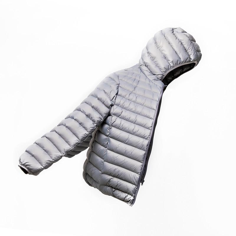 Men's 2024 Ultra-Light Down Jacket: Short, Hooded, Plus Size, Cold-Proof, Warm Autumn/Winter Outerwear for Young and Mid-Age Men