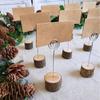 10pcs Blank Table Place Cards Kraft Paper Seating Number Card  Anniversary Celebration