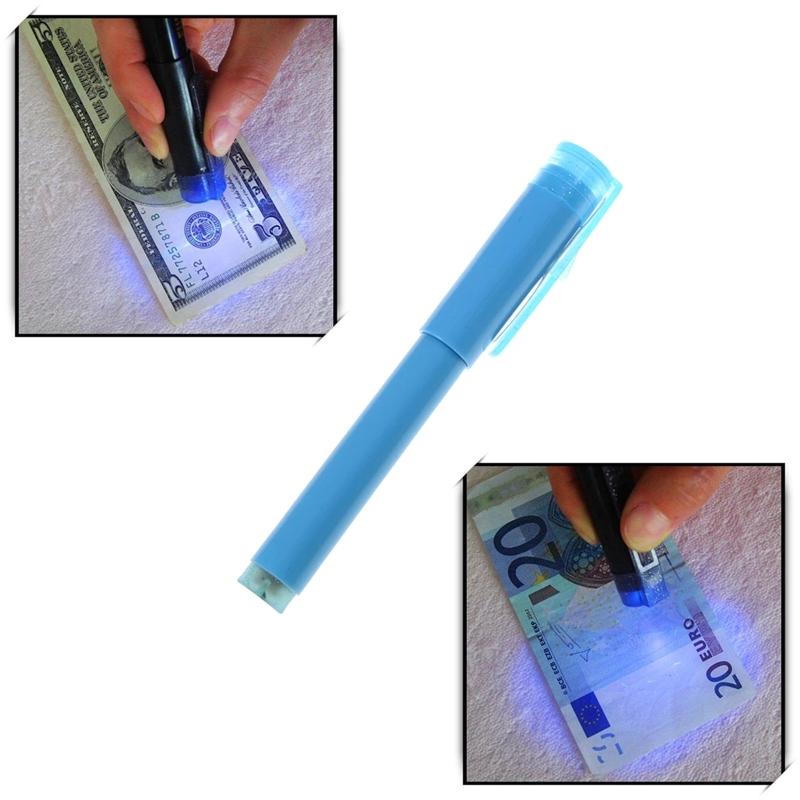 2 In1 UV Light Banknotes Detector Counter-feit Fake Forged Money Bank Note Checker for Restaurants Bank Retail Susinesse