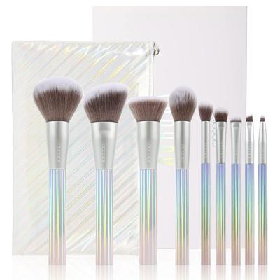 Docolor 9 Set di pennelli per il trucco a due colori Pennello per fondotinta Ombretto, 1 pezzo