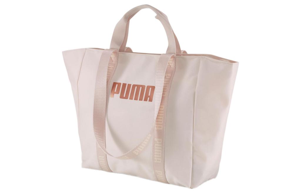 PUMA Fabric Tote Bag, Shopping Bag, Shoulder Bag, Handbag Regular Women's Cherry Blossom Pink 076947-02