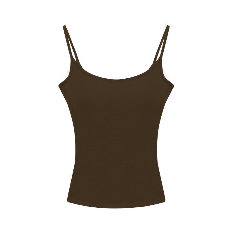 

Meiya Bi Европейская и американская сексуальная женская майка с открытой спиной и нагрудными вкладышами One Size (Suitable for 80-140 jin)