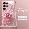 Pink Diamond Rose Shimmer Pattern  Phone Case for Samsung Galaxy S26 S25 S24 S23 S22 S21 S20 Note 20 Ultra  Back Cover