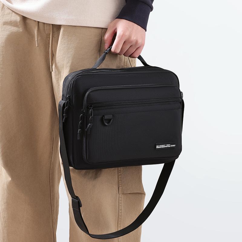 Lightweight Commuter Men's Bag Outdoor Crossbody Bag Large Capacity Business Office Shoulder Bag