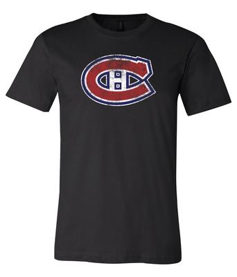 Montreal Canadiens Distressed Logo Shirt S-6XL Tracking!! Unisex T-Shirt
