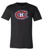 Tričko s poškozeným logem Montreal Canadiens S-6XL Sledování!! Unisex tričko