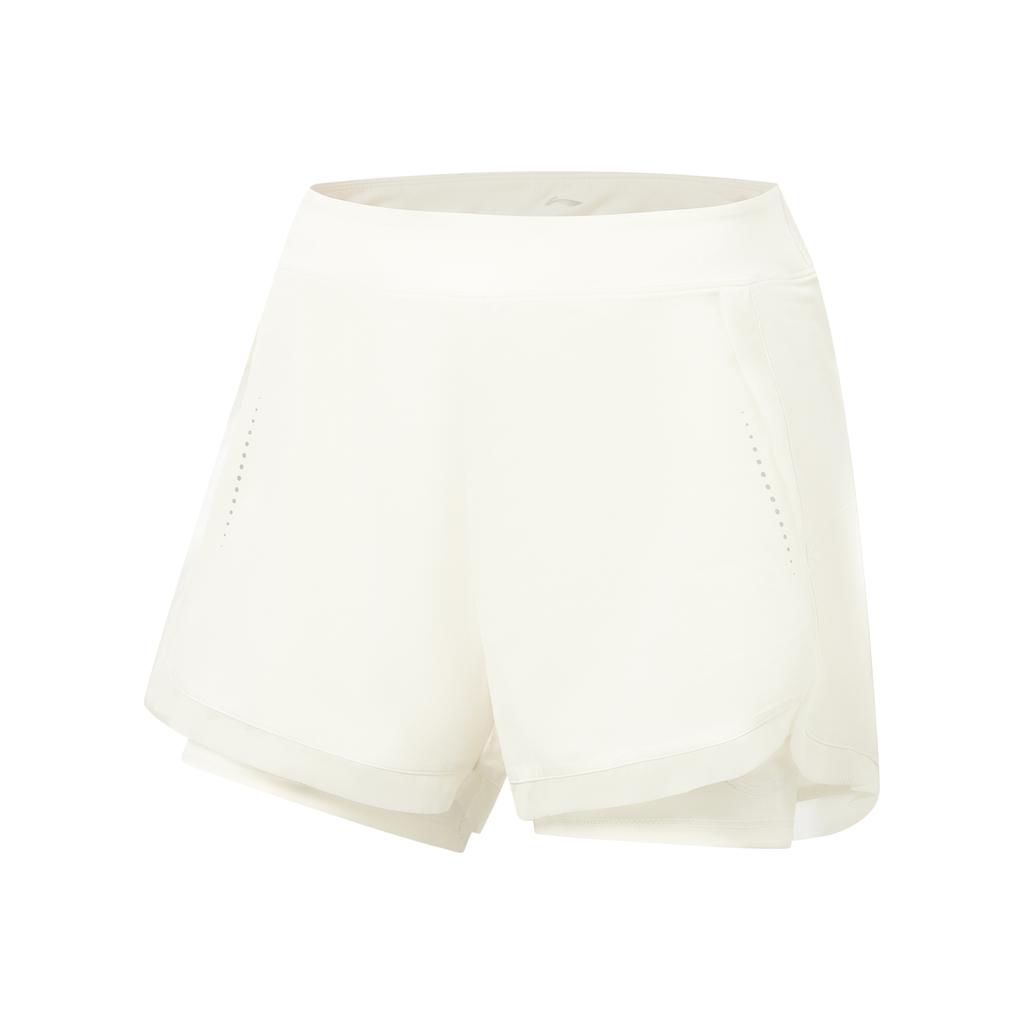 Li Ning Fitness Series Logo Letter Stitching Sports Shorts Women shorts AKSW250-1