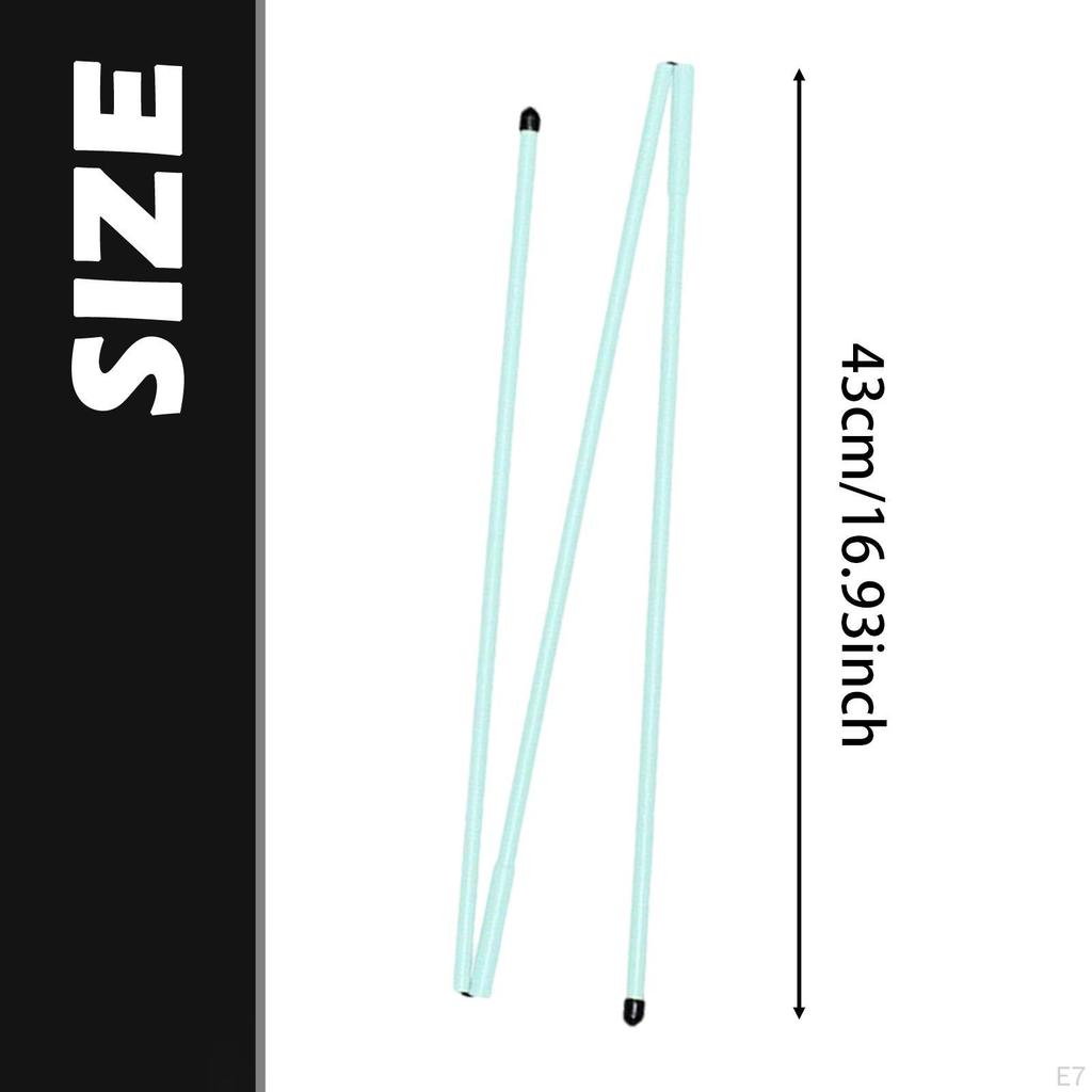 2 Pieces Golf Alignment Sticks Direction Indicator Practice Rods for Aiming