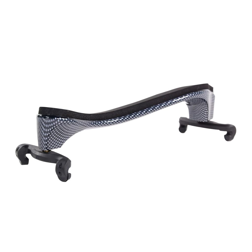Violin ABS Shoulder Rest With Slight Height Adjustable Feet Imitation Carbon Fiber Rests Non-Slip Thickened Foam Shoulders Pad