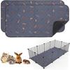 Pet Urinary Pad Reusable Absorbent Pee Pad Guinea Pig Cage Lining Machine Washable Guinea Pig Small Animal Pets Sleeping Mat
