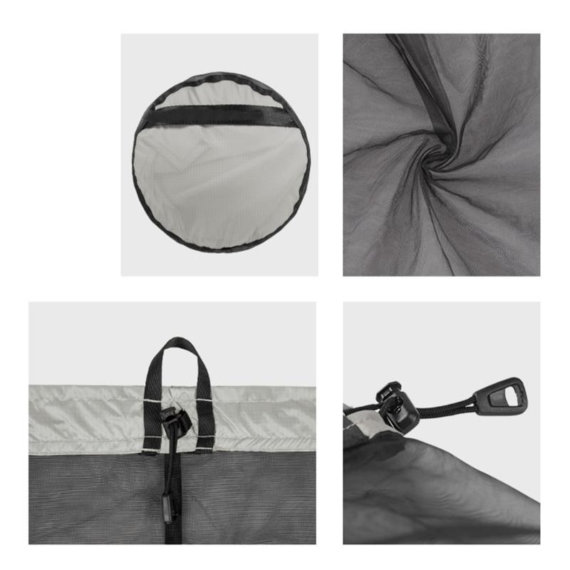 3Pcs Outdoor Mesh Compression Sacks Lightweight Net Bags Drawstring Mesh Bag Stuff Storage Mesh Bag Mesh Stuff Bag Sacks