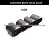 BMW M2/M3/M4 Carbon Fiber Exhaust Tip - Black AK Weld-Free