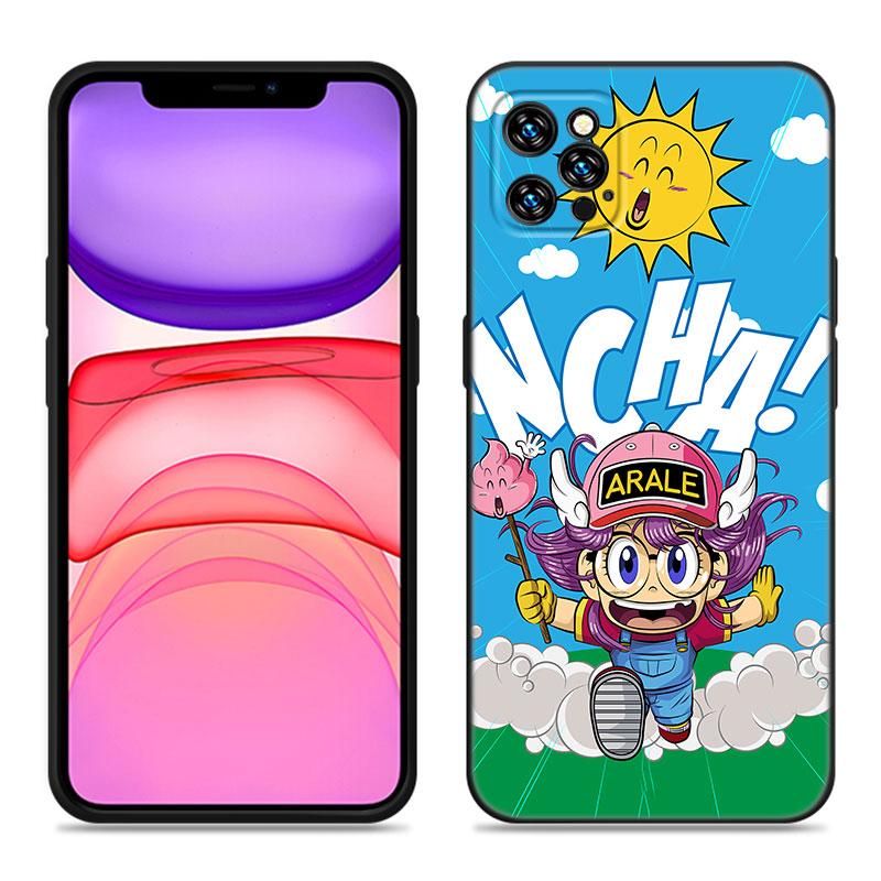 

Чехол для телефона Dr Slump Arale Anime для Apple iPhone 12 13 Mini 11 14 15 Pro Max 7 8 Plus X XR XS SE 2020 2022 черный силиконовый чехол iPhone 15 Pro