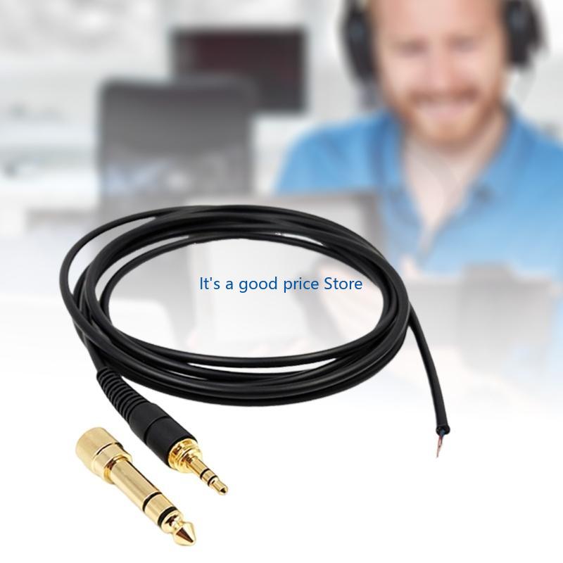 6.5mm Headset Repair Wire Easy Installation for DT770 DT880 DT990 MDR-7506 CD900