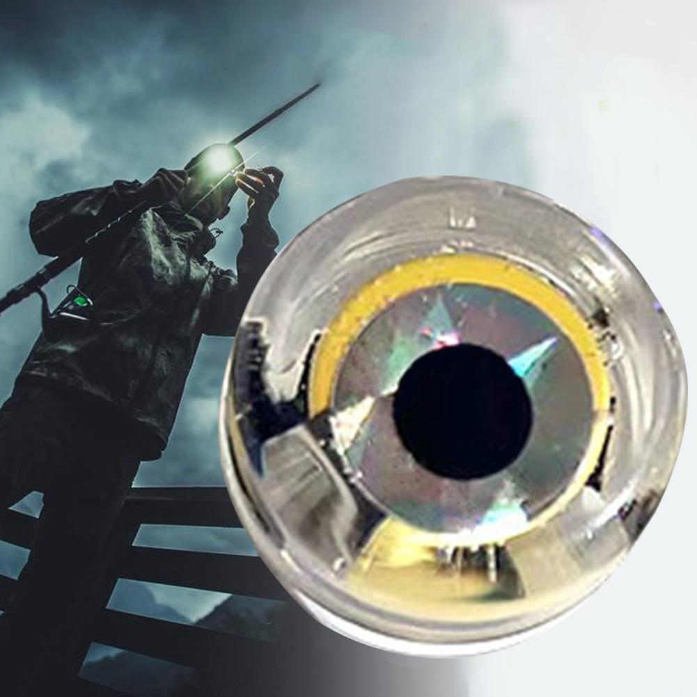 Eye Shape Fishing Luminous Lure Waterproof Mini LED Fish Lamp Deep Drop Fishing Lure Trap Light Bright Pesca Fishing Accessories