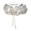Elegant White Detachable Lace Ruffled Neckpiece Victorian Collar For Theatrical Performances And Halloween Party Costume