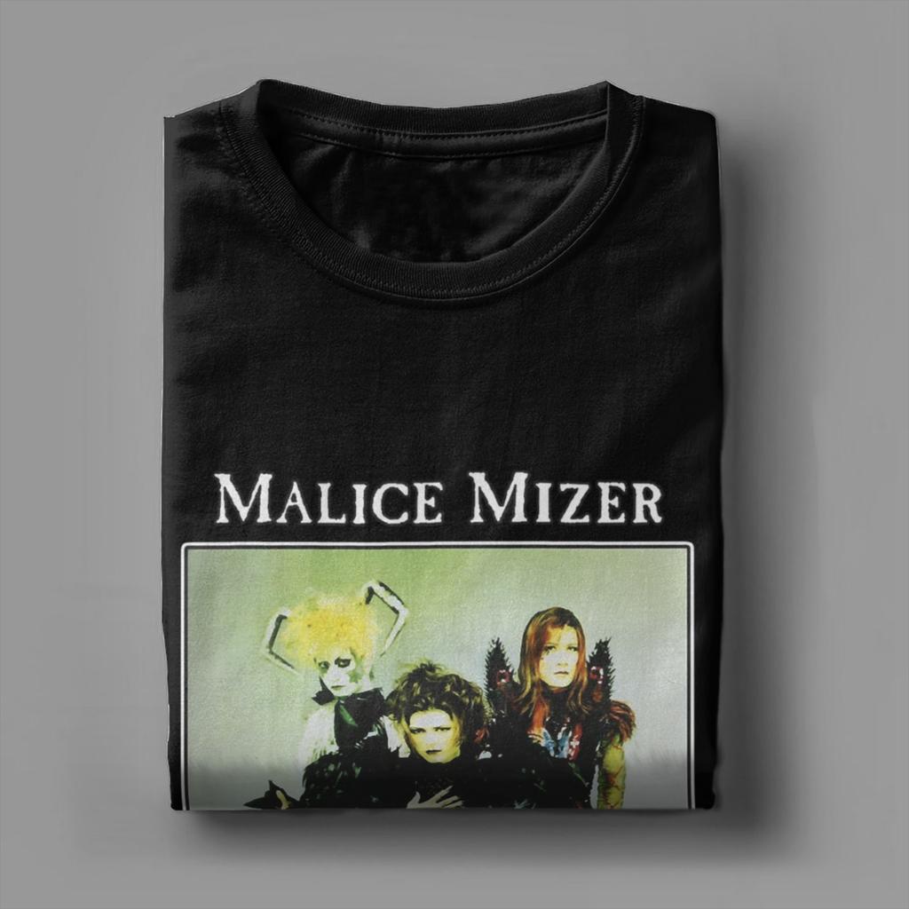 MALICE MIZER T Shirt Men's Cotton Crazy T-Shirts Crew Neck Era Band Tee Shirt Short Sleeve Clothing Birthday Gift
