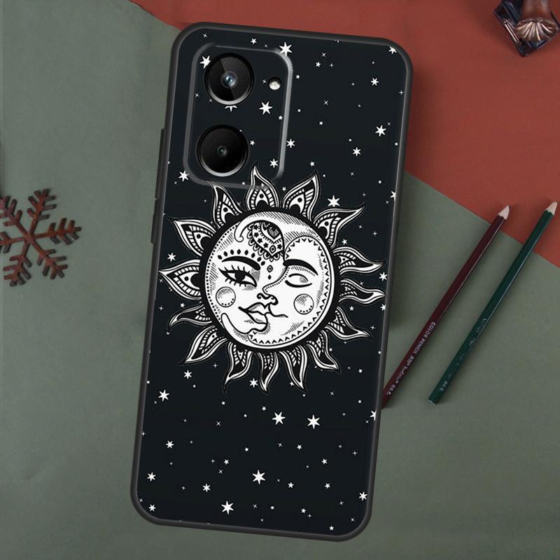 

Мистический Зодиак Солнце и Луна Чехол Для Realme C55 C51 C75 C63 C61 C53 C35 C65 C67 C71 11 12 13 14 15 Pro Plus GT6 GT7 Pro Realme 14 Pro Plus