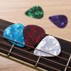 Universal Celluloid Guitar Picks - 0.46mm ABS Plectrums (Set of Popular Accessories)