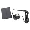 Solar-Springbrunnenpumpe 5,5V 1,5W Polykristallines Silizium-Solarpanel Vogelbad-Springbrunnenpumpe