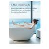 Auto Rotating Electric Waterproof Massage Shower Brush Multi-function Silicone Massage Bath Brush with 5 Large Brush Heads