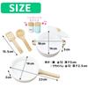 Alex Sanga Quickly Cutting Play Wooden Food Hygiene Inspection Kitchen Fish Play and Clean Educational Toy Pans Set House, Magnet, Compliant, Stove,