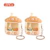 1~8PCS Claw Machine Shape Keychain On The Phone Cute Small Key Chain Bag Pendant Playable Toy Children Christmas Birthday Gifts