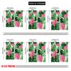 2pcs,2D Plane Printing Curtains Digital Printed Tropical Tapestry Polyester (without Rod) Room Decor for Living Room and