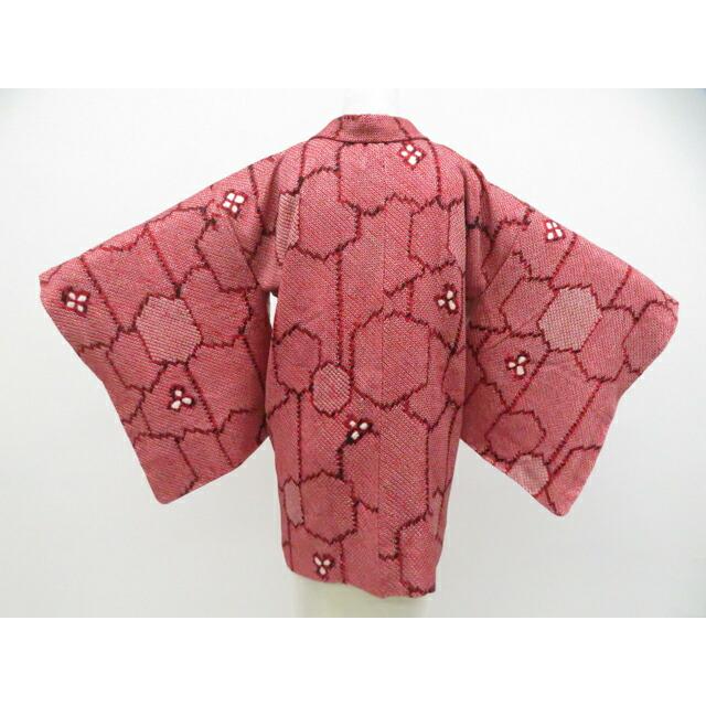 Recycled kimono haori, unused, full draw, basting included, haori string sold separately, pure silk kimono, in good condition, length approx.