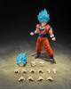 Tamashii Nations S.H. Figuarts Dragon Ball Super Super Saiyan God Super Saiyan Goku Limit-Breaking Blue Power PVC ABS Figure 145mm