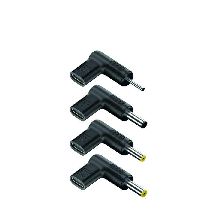 Adaptateurs d'alimentation USB-C - NGS - BUD-AC - Pack de 4 - Compatible ACER - Charge rapide PD