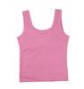 Women’s Sleeveless Ribbed Knit Tank Top Round Neck Fitted Basic Casual Stretchy Soft Undershirt for Summer Daily Wear