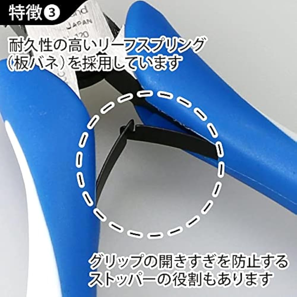 GodHand (GodHand) Craft Grip Series Plastic Nipper GH-CPN-120 Hobby Tool Blue