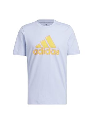 Adidas Logo Pen Fill Sportswear Graphic Blue Dawn XL - T-Shirt