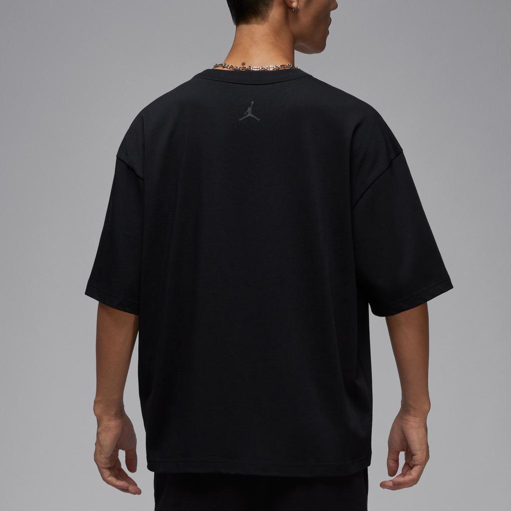 Jordan Flight Essentials Logo Locker Baumwoll Kurzarm T-Shirt Herren Tops HQ8936010