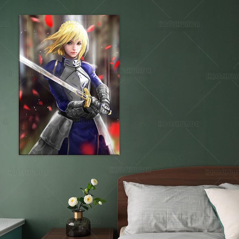 

Картина на холсте Судьба Гранд Орден: Вавилония, настенная художественная печать, плакат «Иштар», домашний декор, японское аниме, современная модульная картина для офиса 20*40cm