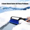 Car Snowbrush with Ice Scraper Detachable Snow Scrapers with Ergonomic Foam Grip for Cars Window Cleaning Tool for Automotive