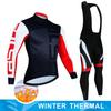 Cycling Jersey Set 2025 Men Winter Thermal Fleece Long Sleeve Road Bike Cycling Clothing MTB Cycling Jacket Ropa Ciclismo Hombre