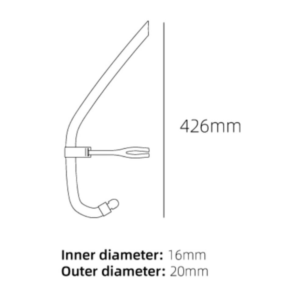 Adjustable Silicone Front Swimmer Snorkel Diving Equipment Diving Snorkel Junior Swimmers