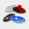 For Subaru Forester Outback Legacy Impreza STI BRZ Auto Accessories 58mm Aluminium Car Steering Wheel Center Emblem Badge Decal wr3