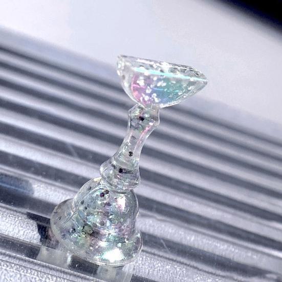 Yousheng 5Pcs Nail Display Stands Compact Size Non-Slip Reusable Smooth Surface Multipurpose Present Nail Art Plastic DIY Manicure