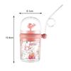 Whale Water Spray Drinking Cup Portable Leakproof Bottles With Straws J7E1